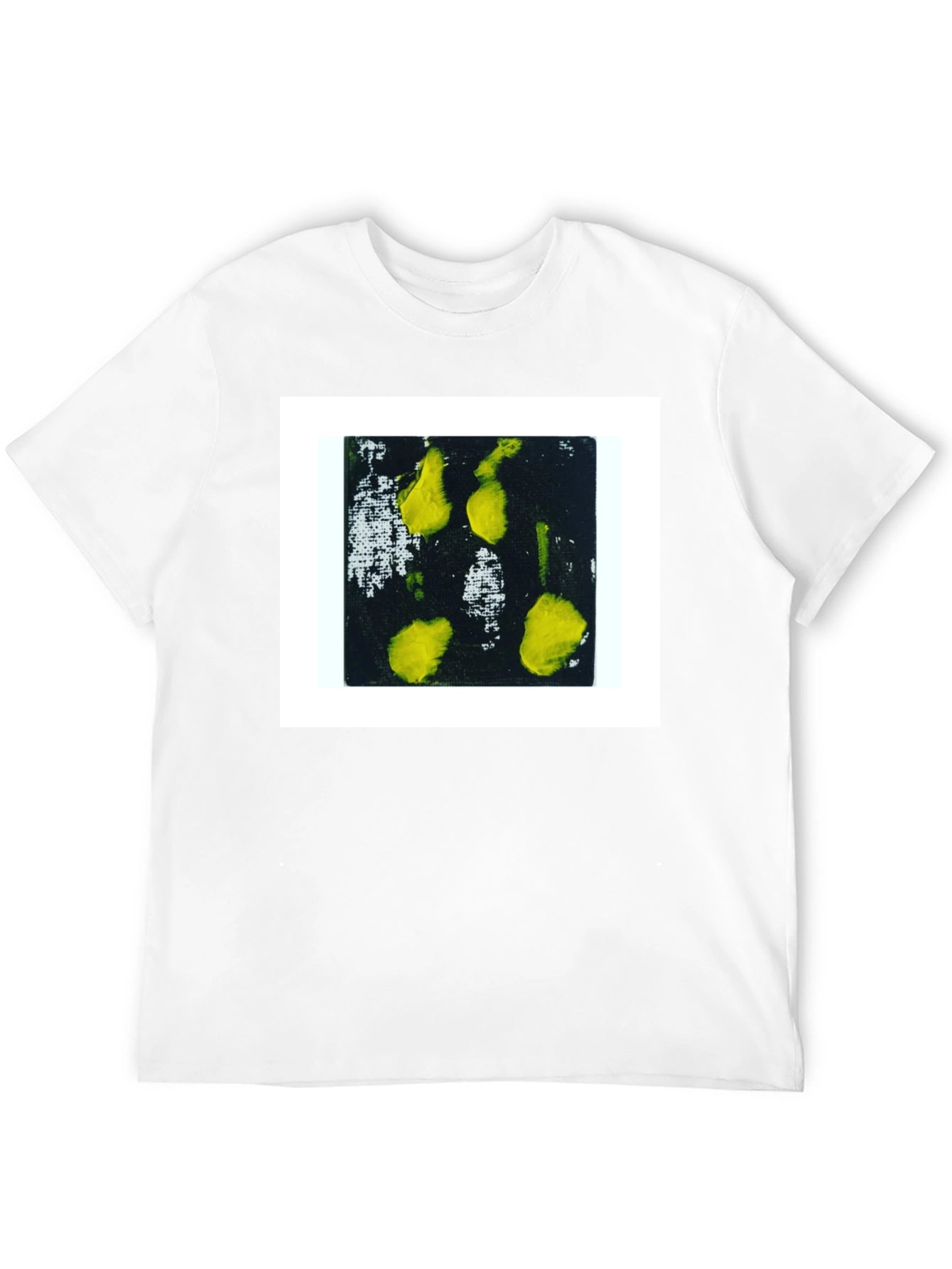 Abstract Print Black T-Shirt