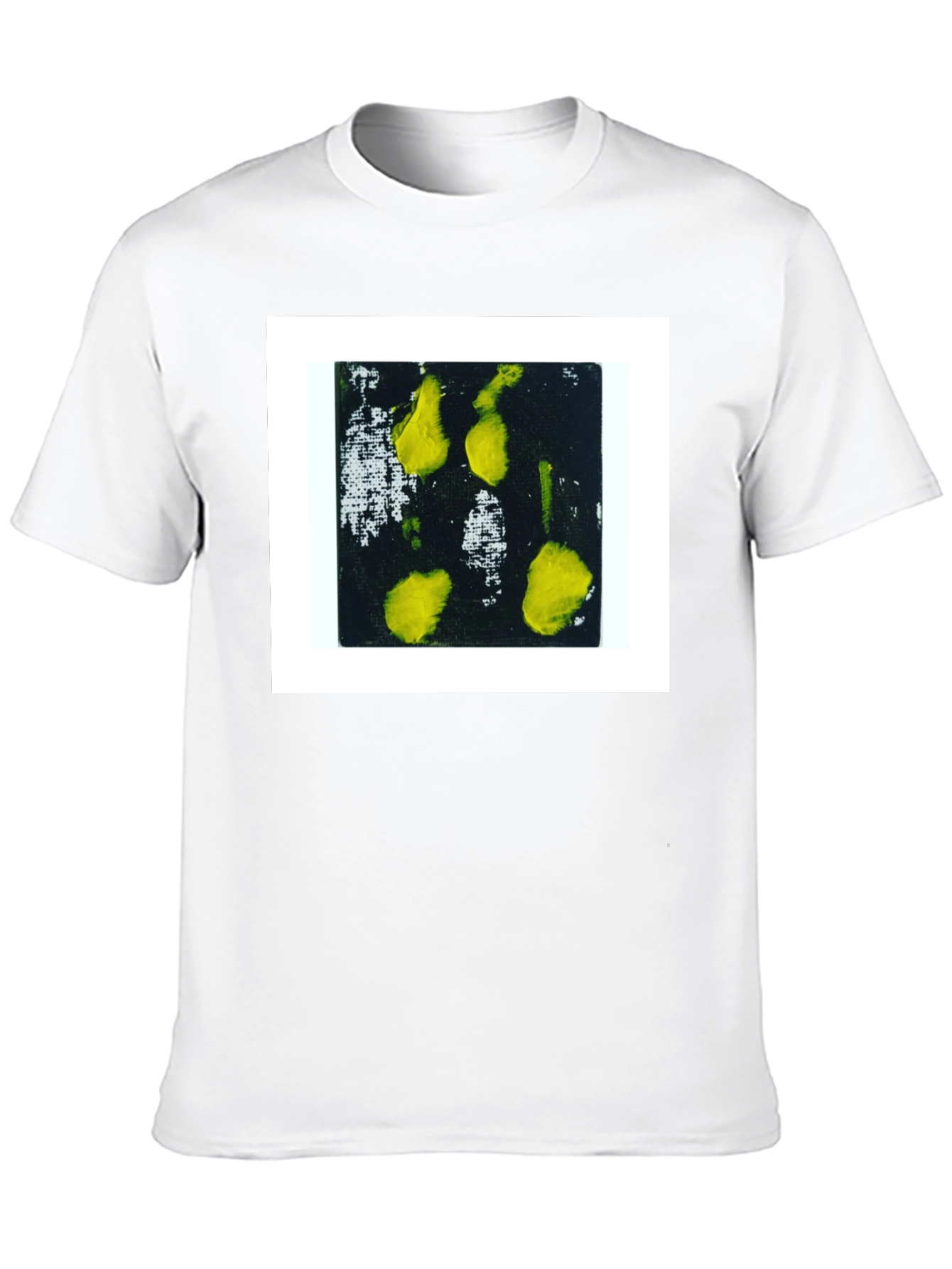 Abstract Print Black T-Shirt