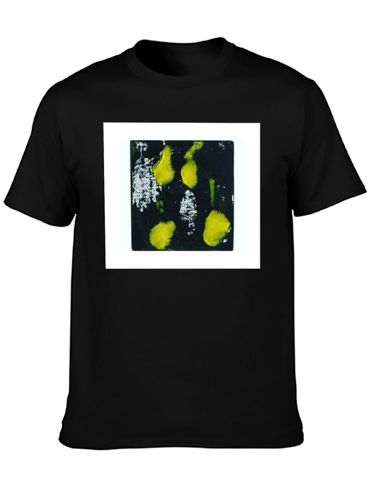 Abstract Print Black T-Shirt