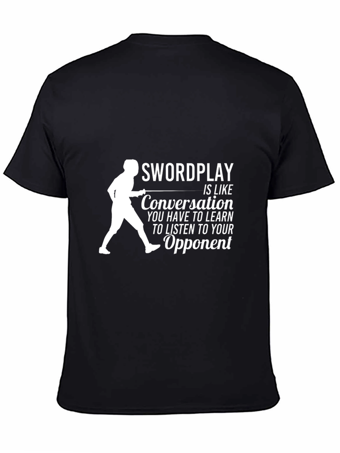 Swordplay Conversation T-Shirt | Fencing Tee