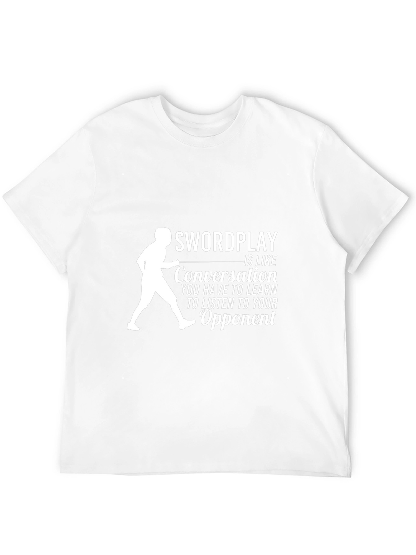 Swordplay Conversation T-Shirt | Fencing Tee