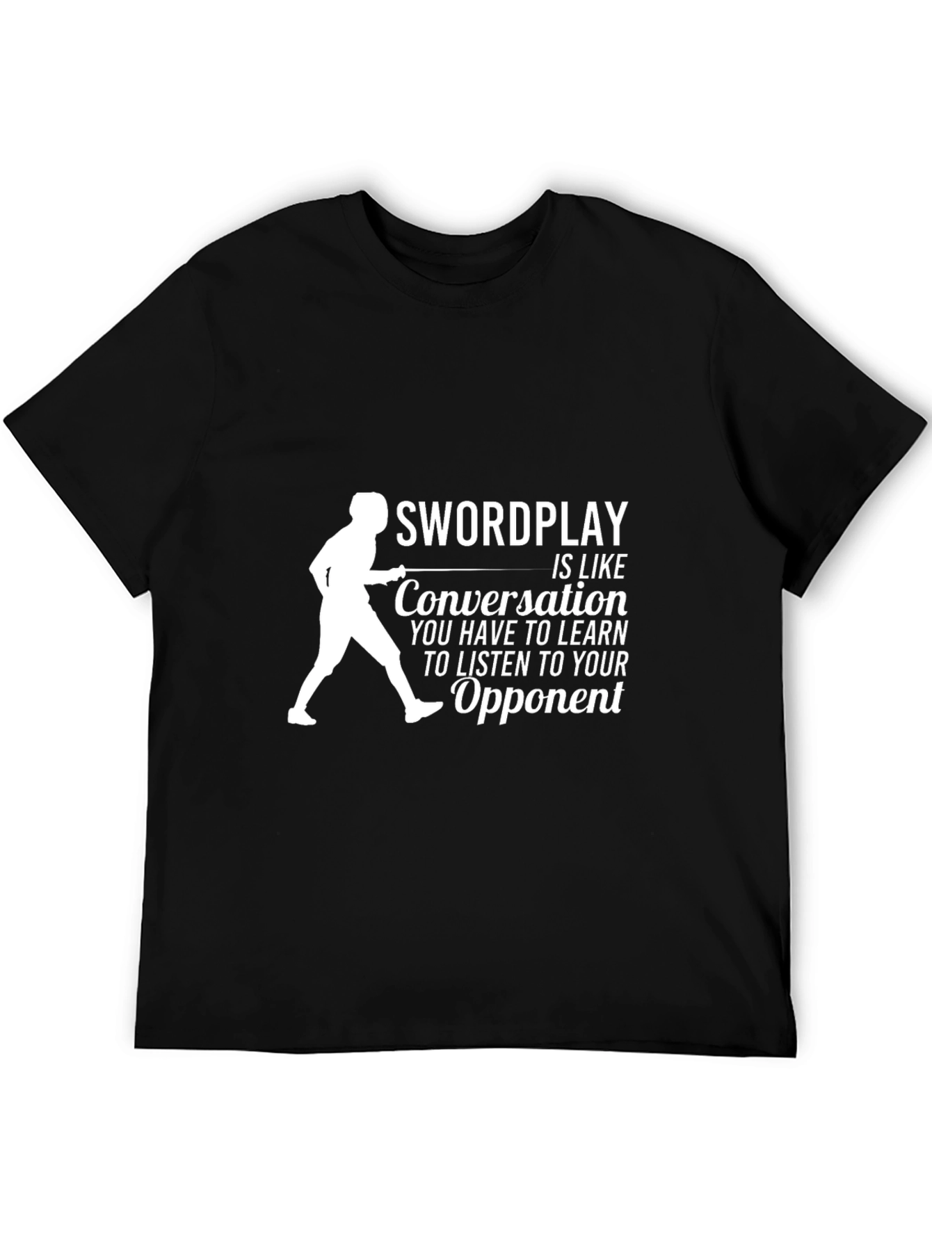 Swordplay Conversation T-Shirt | Fencing Tee