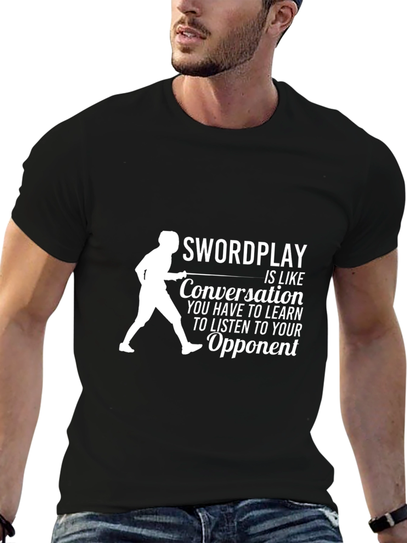 Swordplay Conversation T-Shirt | Fencing Tee