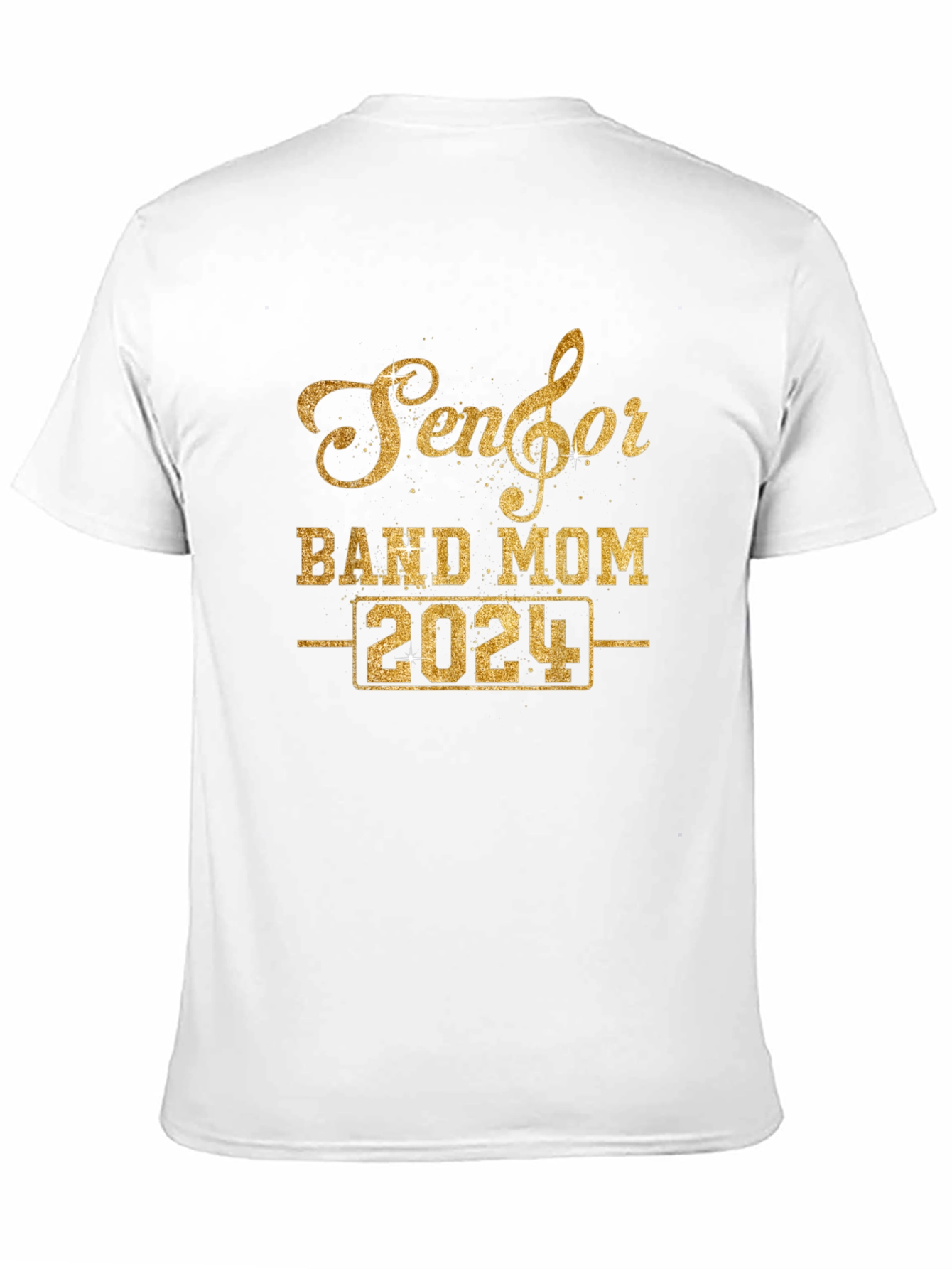 Senior Band Mom 2024 Black T-Shirt