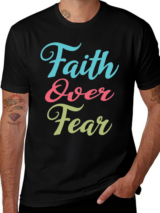 Faith Over Fear Graphic Tee - Stylish Comfort