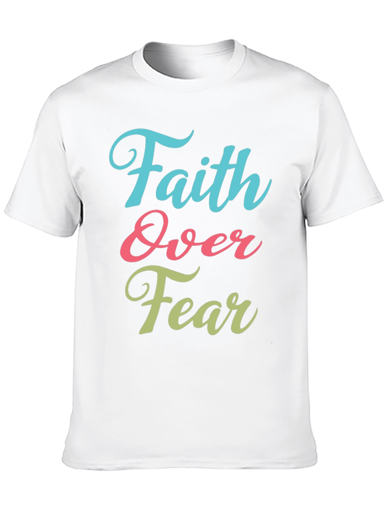 Faith Over Fear Graphic Tee - Stylish Comfort