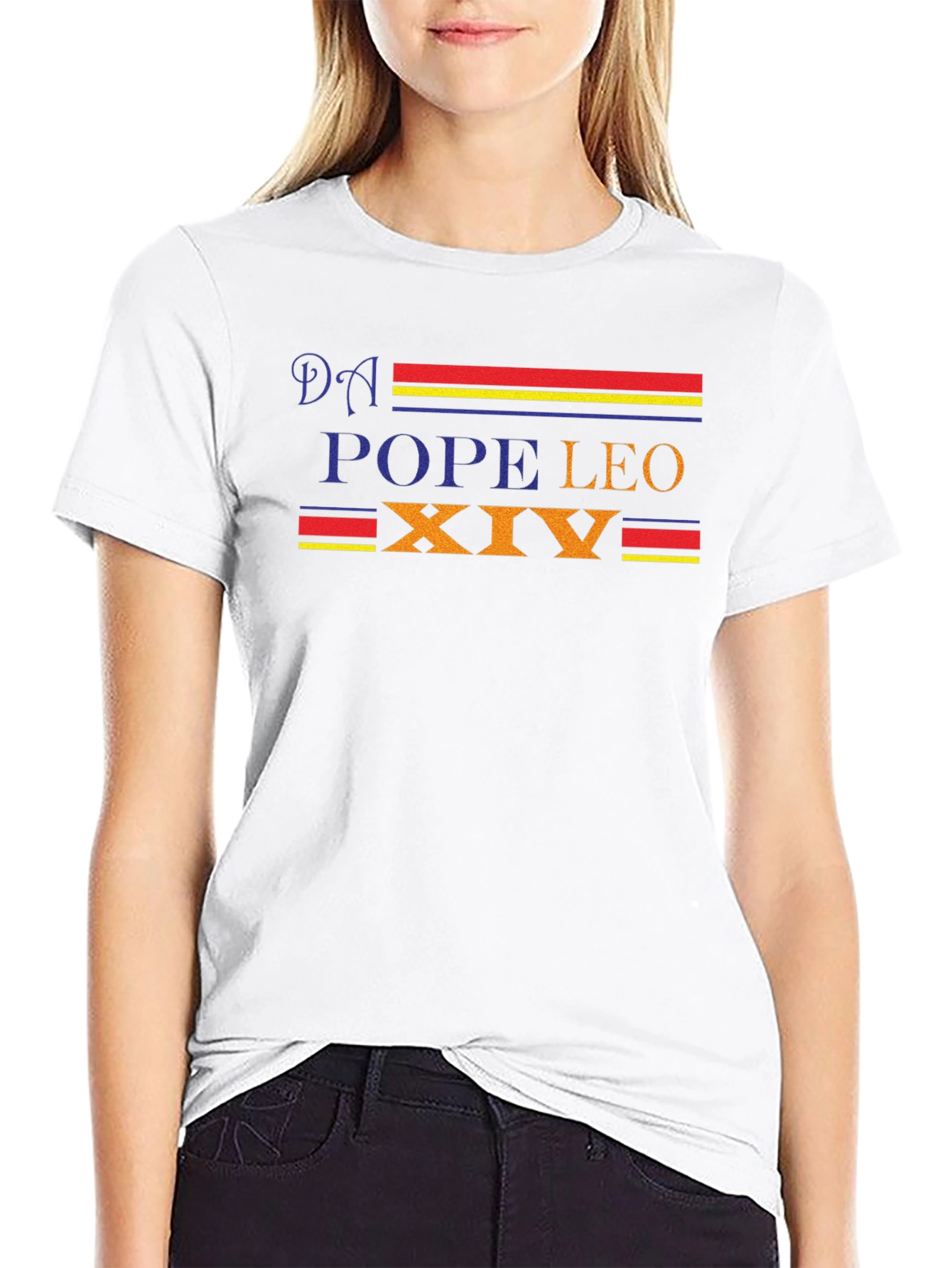 Da Pope Leo XIV T-Shirt Novelty Graphic Tee