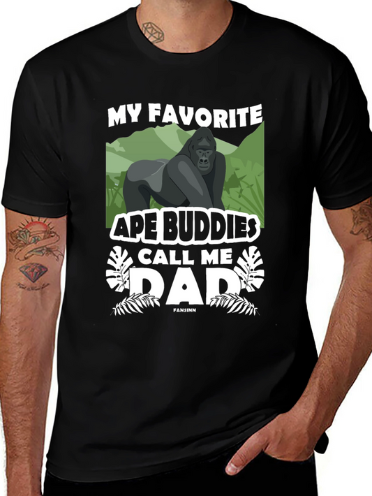 Ape Buddies Dad Graphic T-Shirt