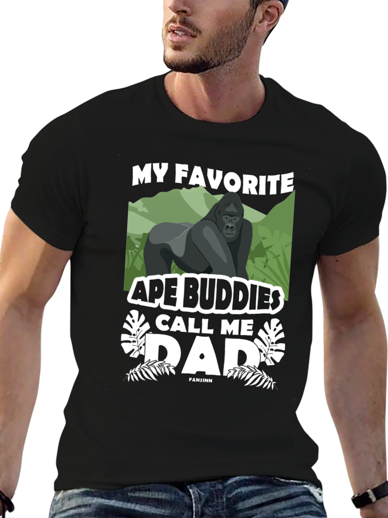Ape Buddies Dad Graphic T-Shirt