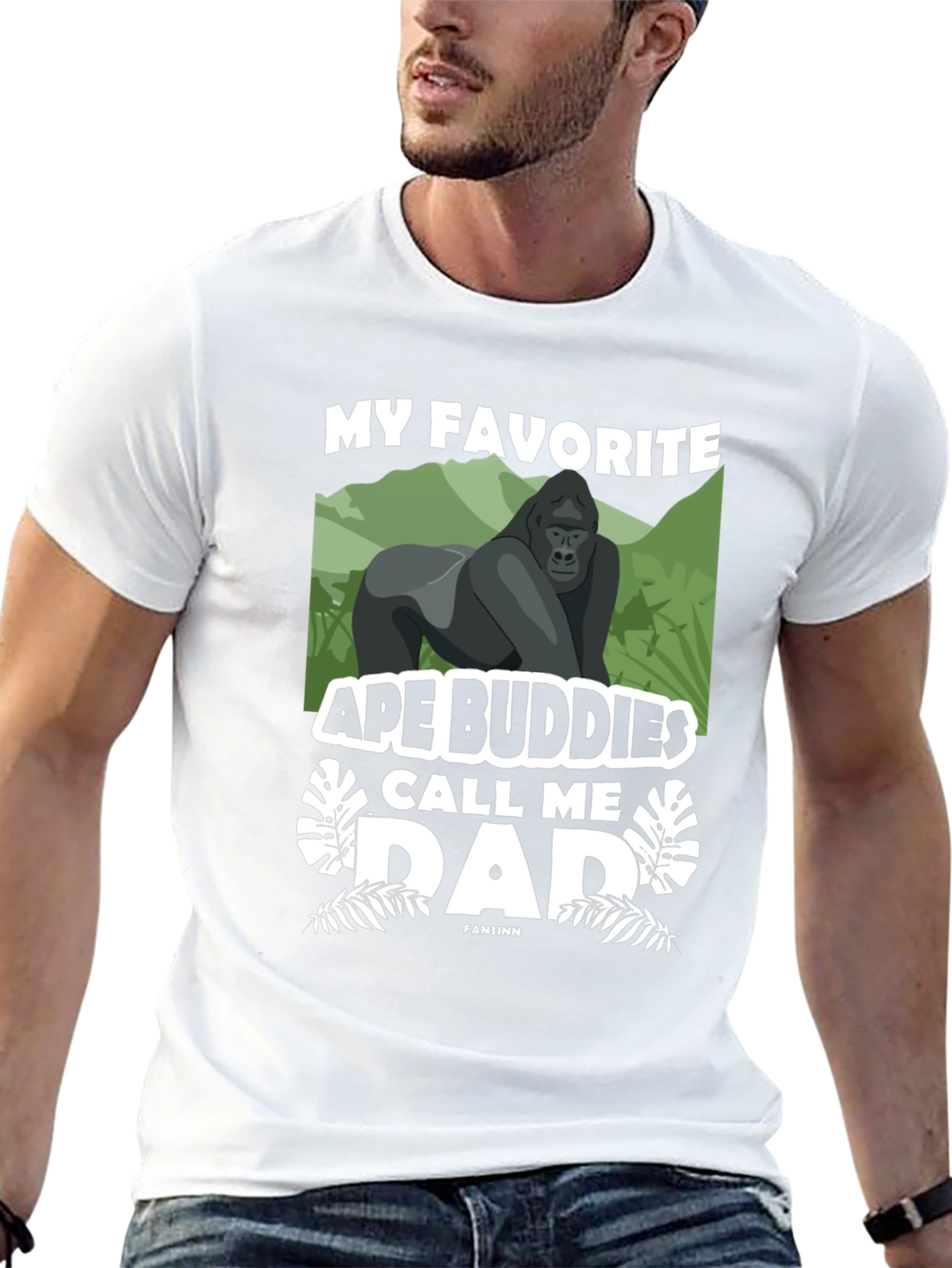 Ape Buddies Dad Graphic T-Shirt