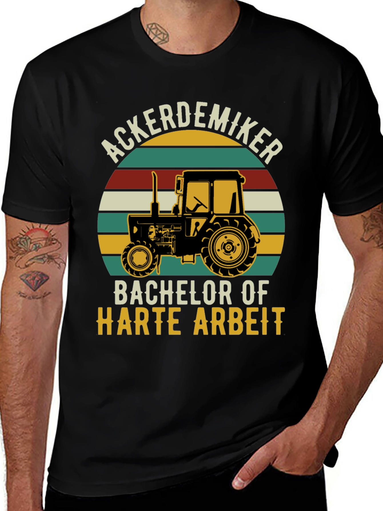 Ackerdemiker Tractor Graphic T-Shirt