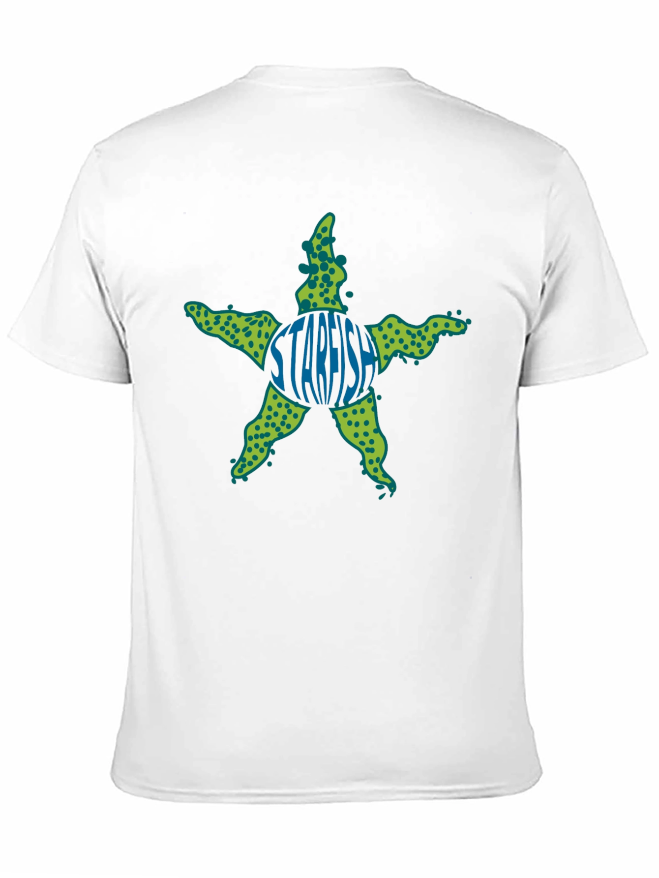 Starfish Graphic Tee - Black Cotton T-Shirt