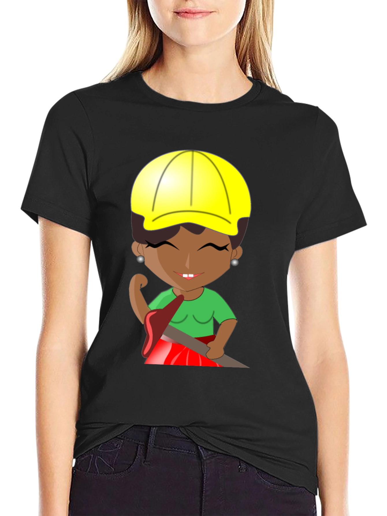 Empowered Woman Cartoon T-Shirt