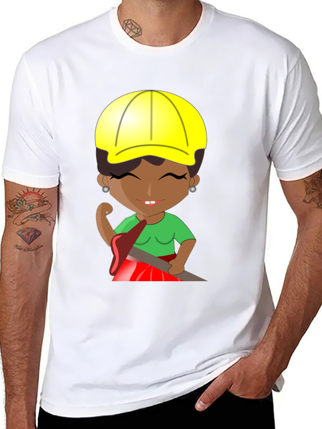Empowered Woman Cartoon T-Shirt