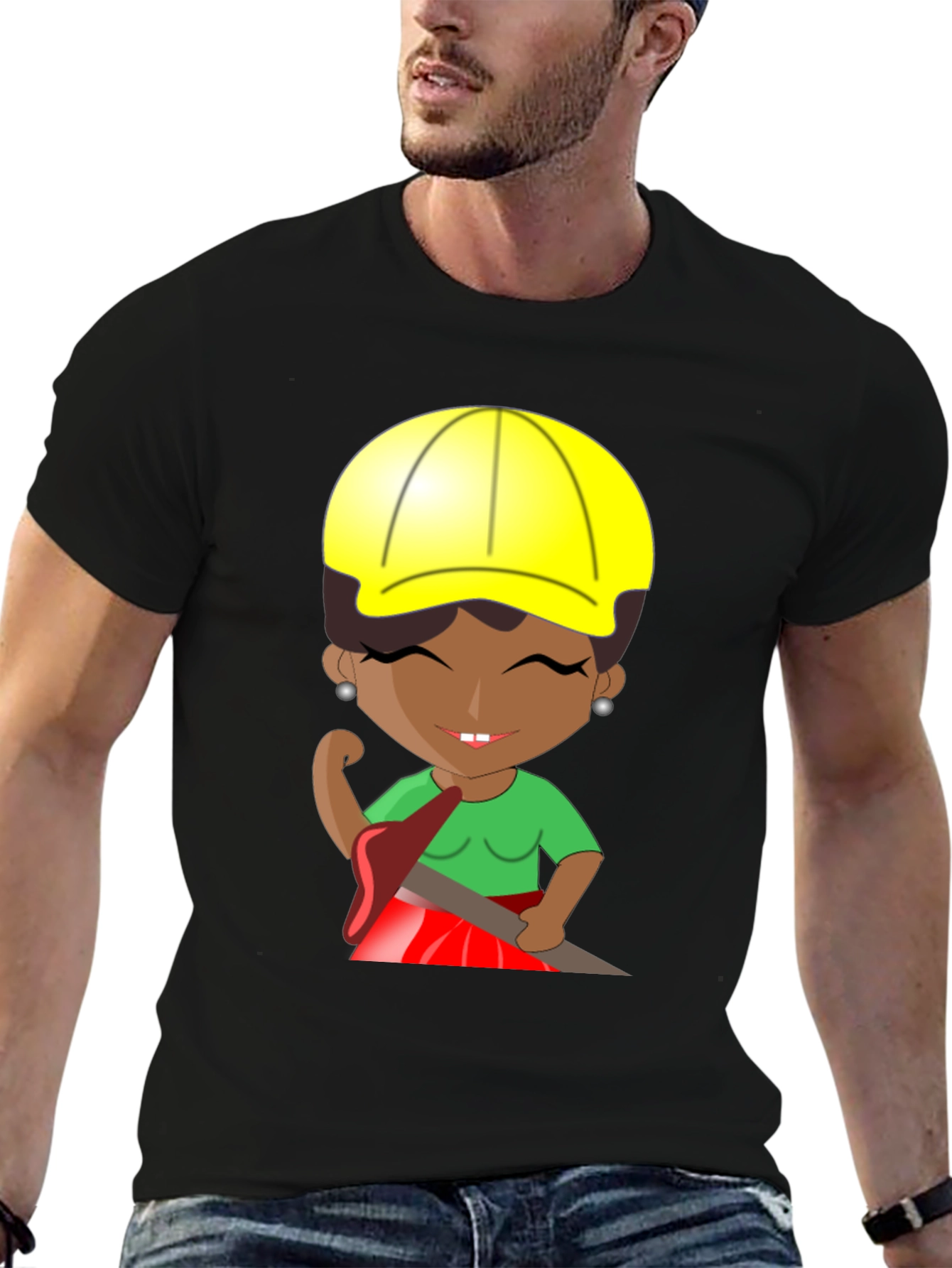 Empowered Woman Cartoon T-Shirt