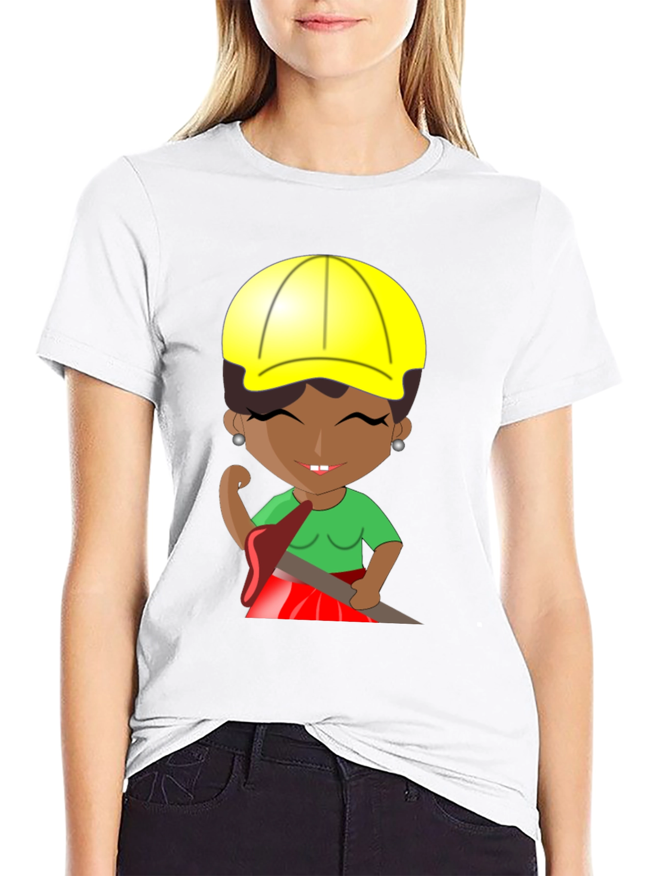 Empowered Woman Cartoon T-Shirt