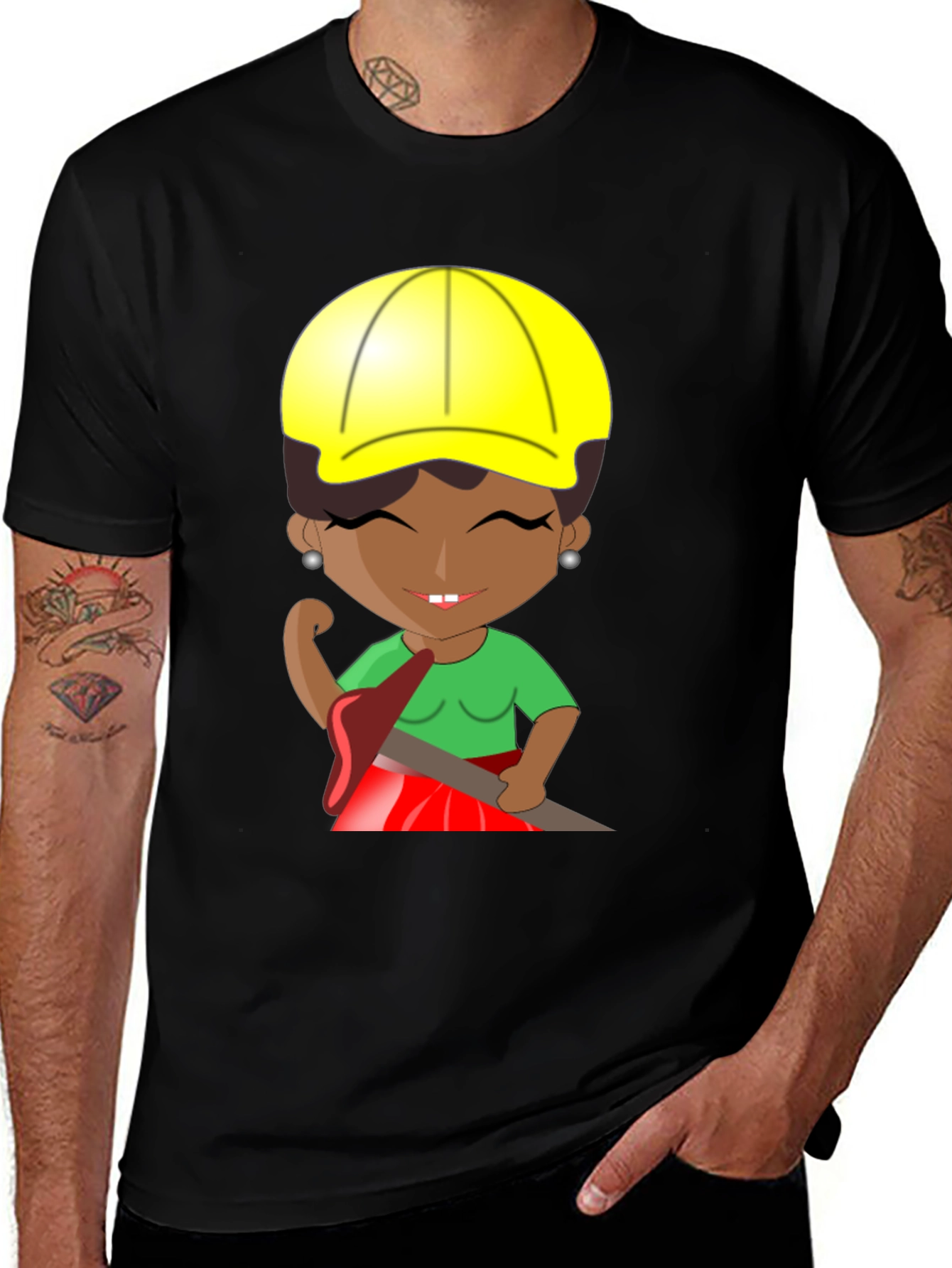 Empowered Woman Cartoon T-Shirt