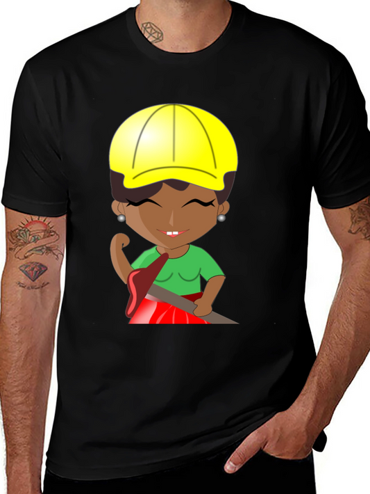 Empowered Woman Cartoon T-Shirt