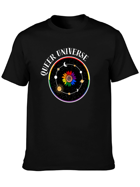 Queer Universe Graphic Tee - Black T-Shirt
