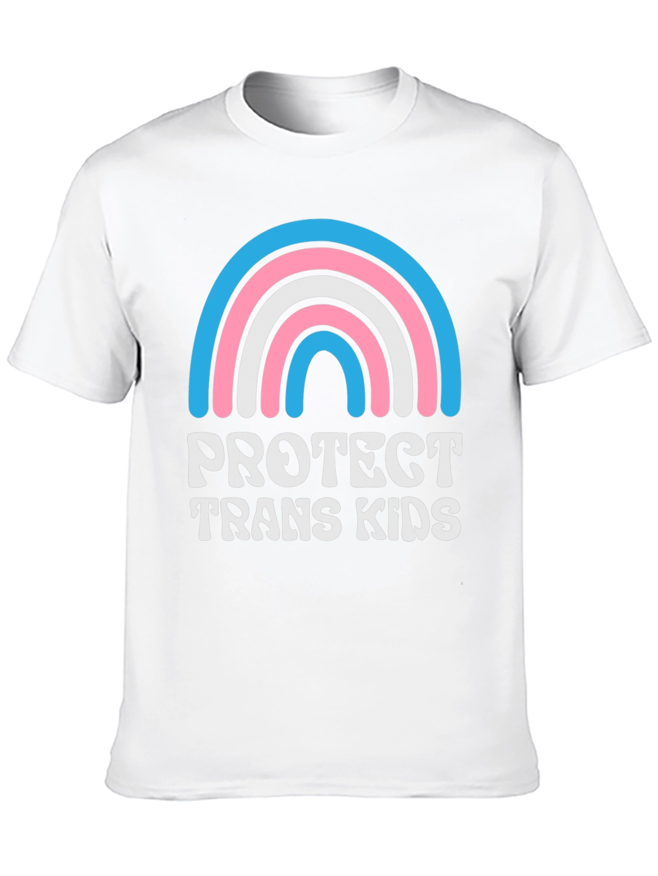 Protect Trans Kids T-Shirt: Equality Rainbow Design