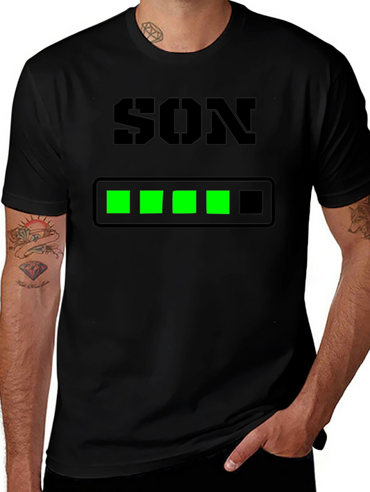 Son Loading Bar T-Shirt - Gamer Dad Tee