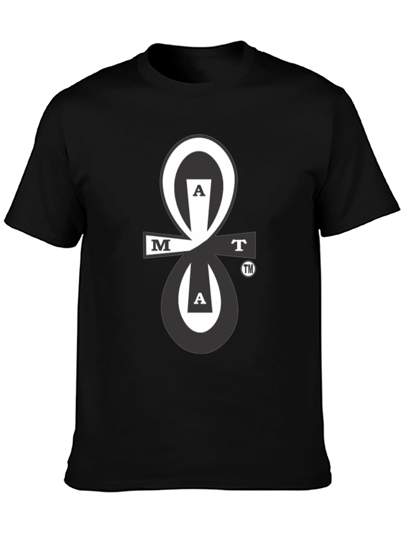 Abstract Logo Black T-Shirt