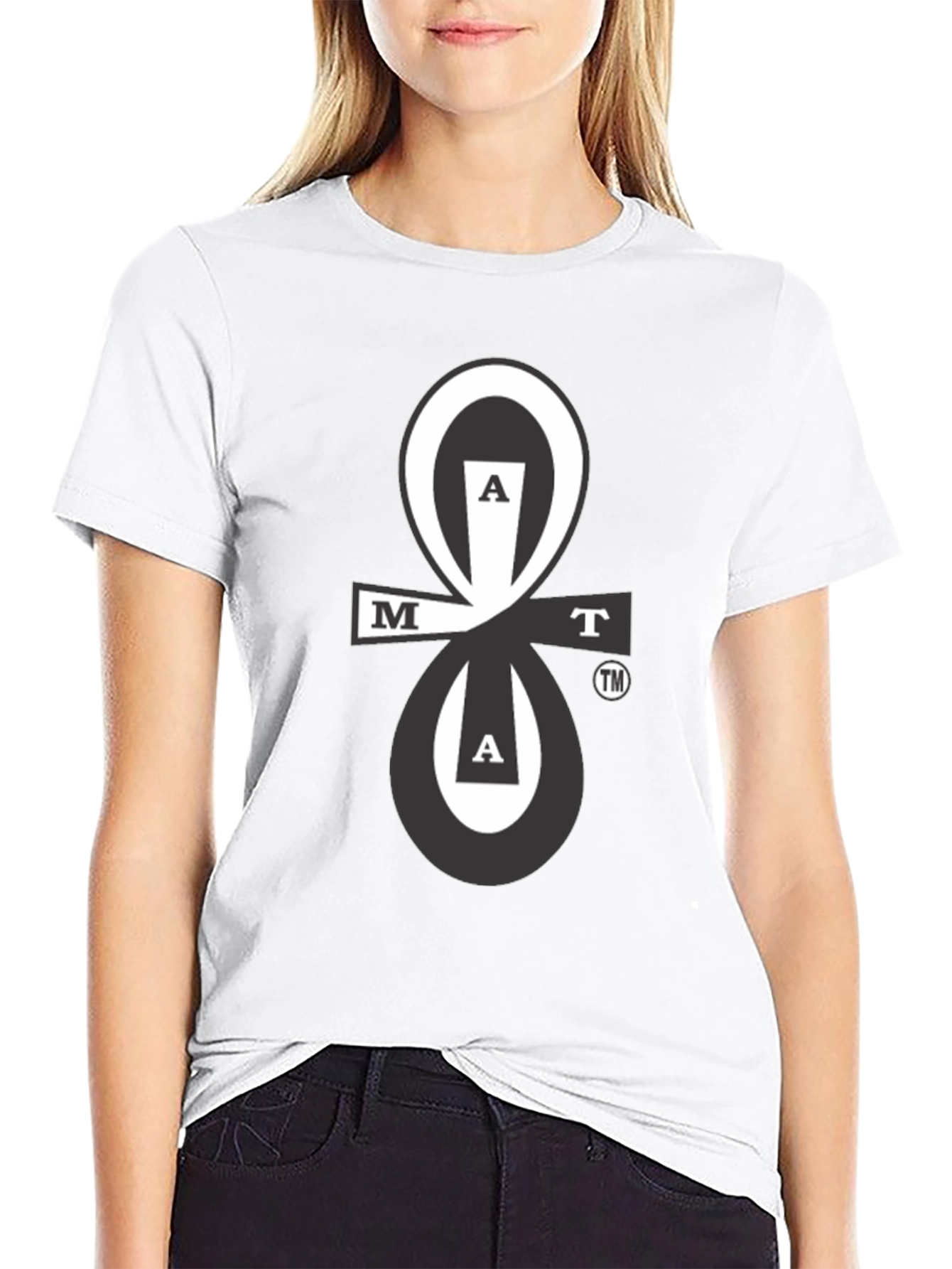 Abstract Logo Black T-Shirt