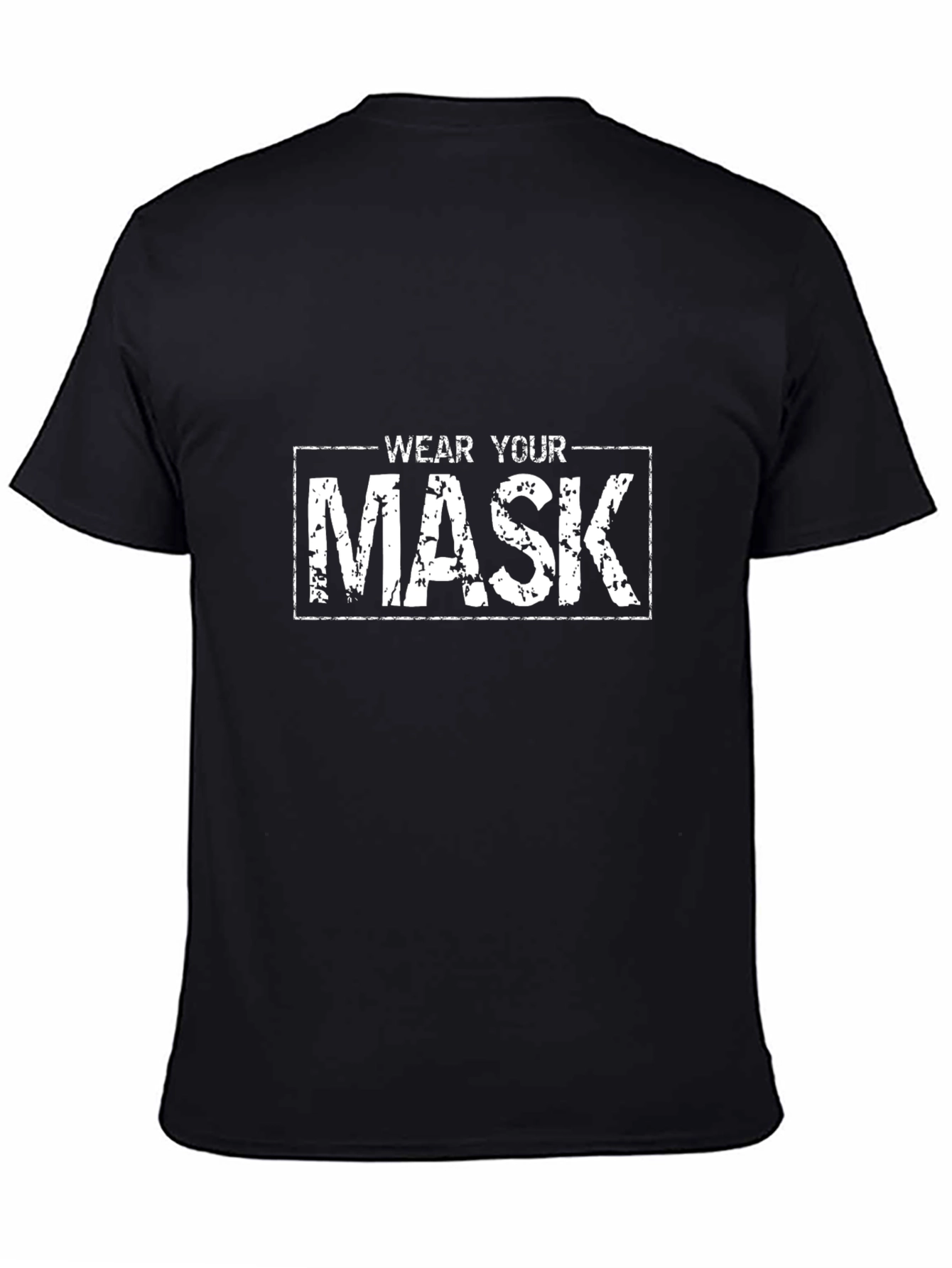 Wear Your Mask Graphic Tee - Black