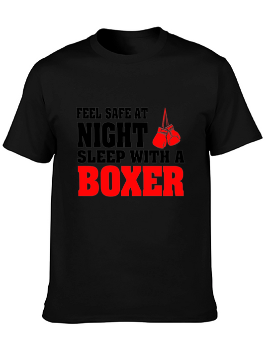 Feel Safe at Night Boxer T-Shirt