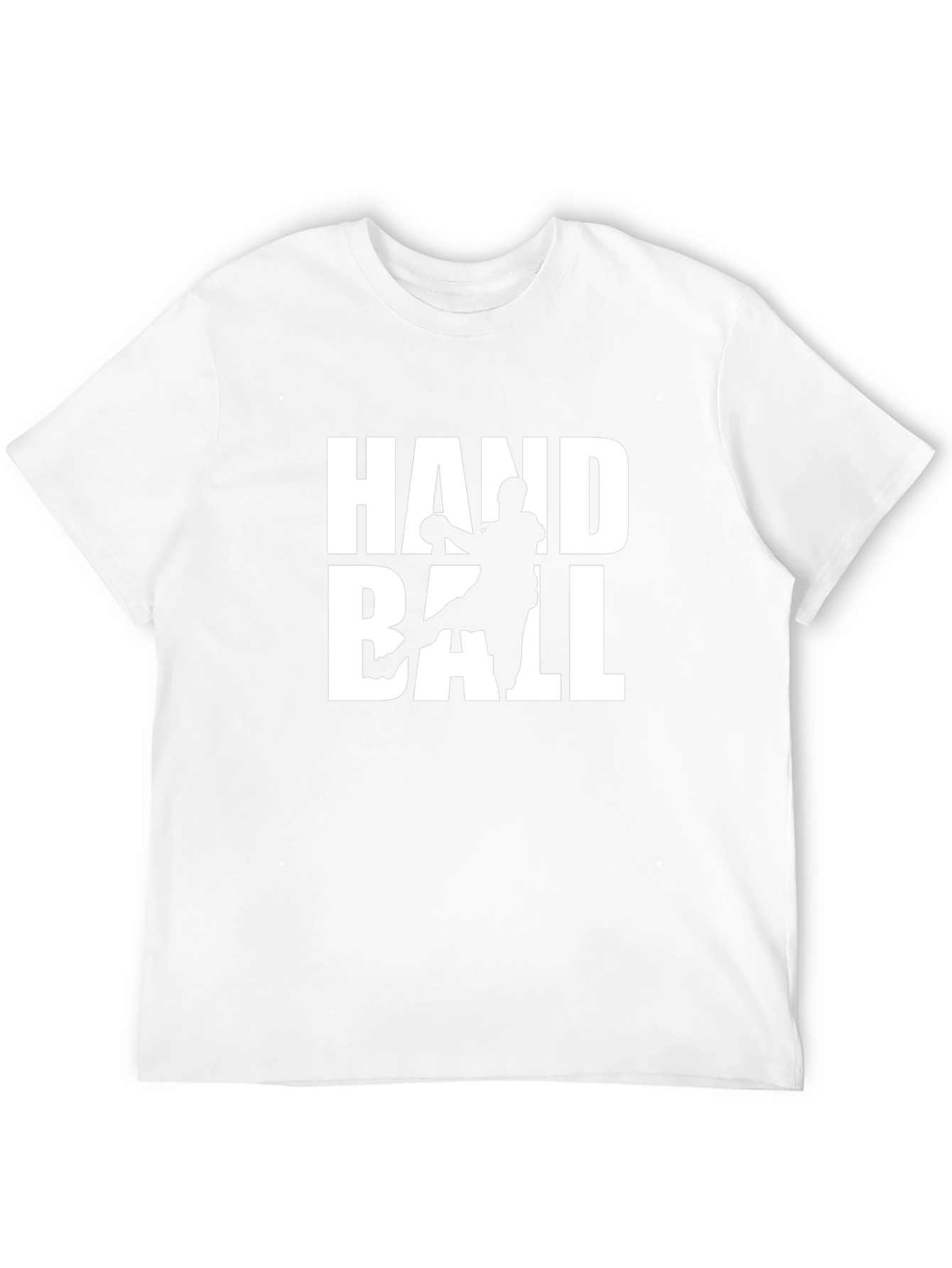 Handball Graphic Tee - Sport Player Black T-Shirt