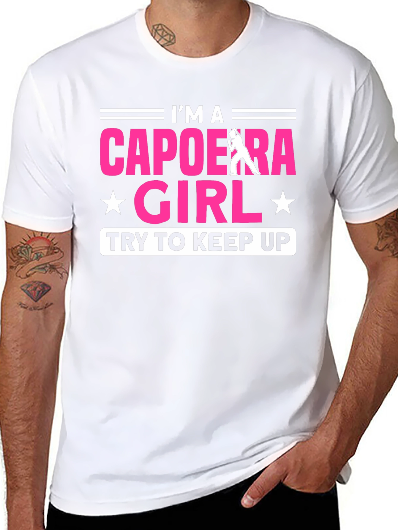 Capoeira Girl Graphic T-Shirt