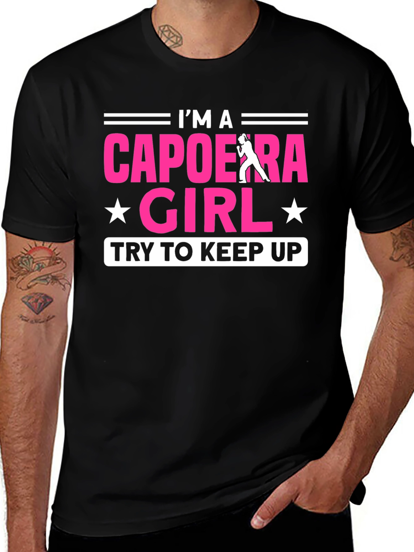 Capoeira Girl Graphic T-Shirt