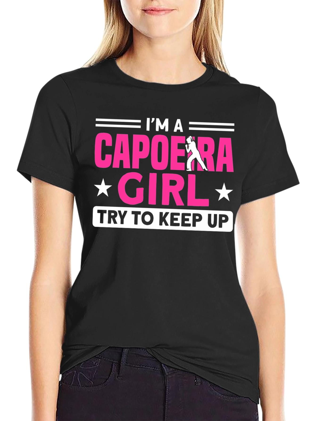 Capoeira Girl Graphic T-Shirt