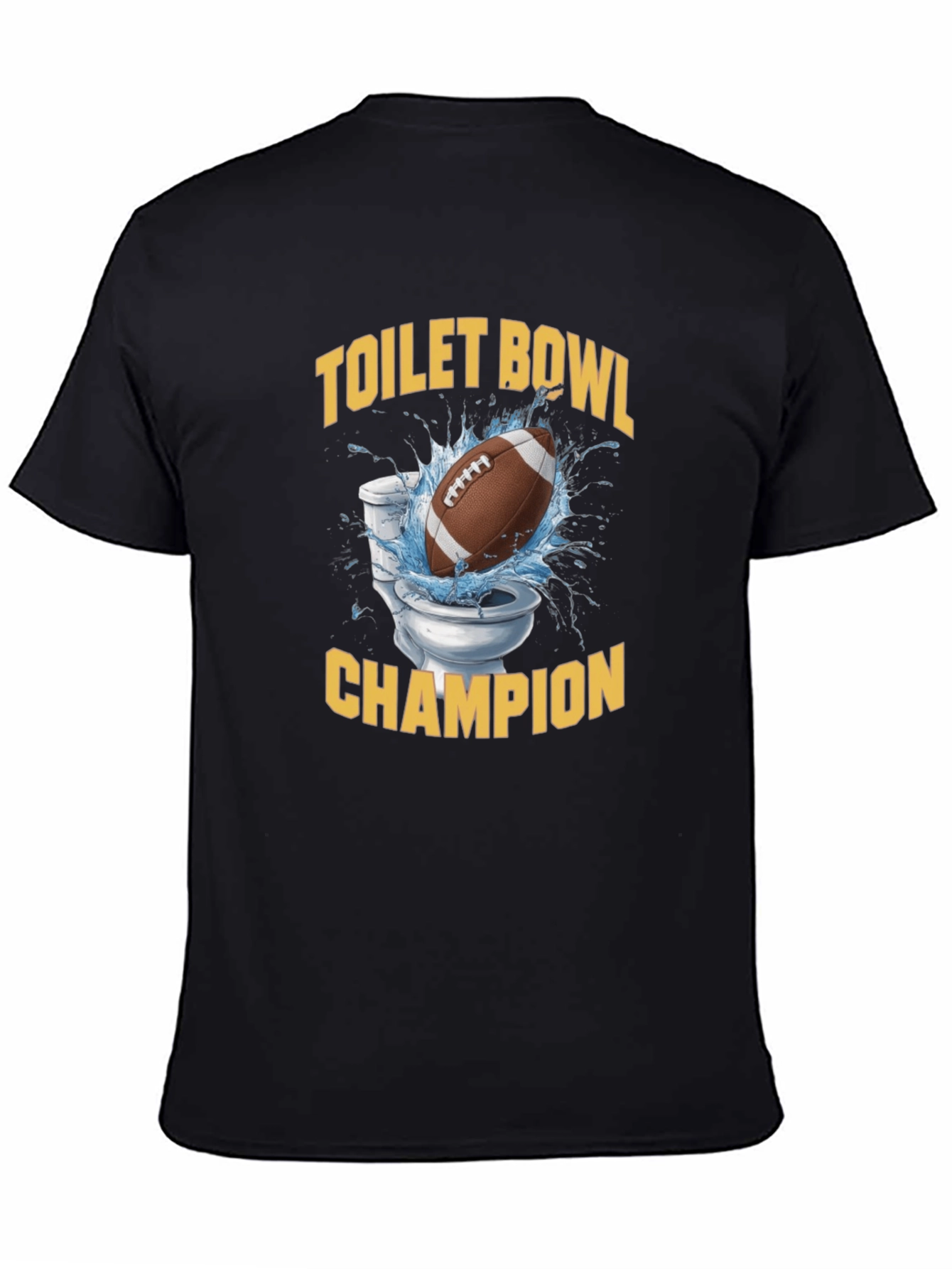 Toilet Bowl Champion T-Shirt - Funny Football Tee