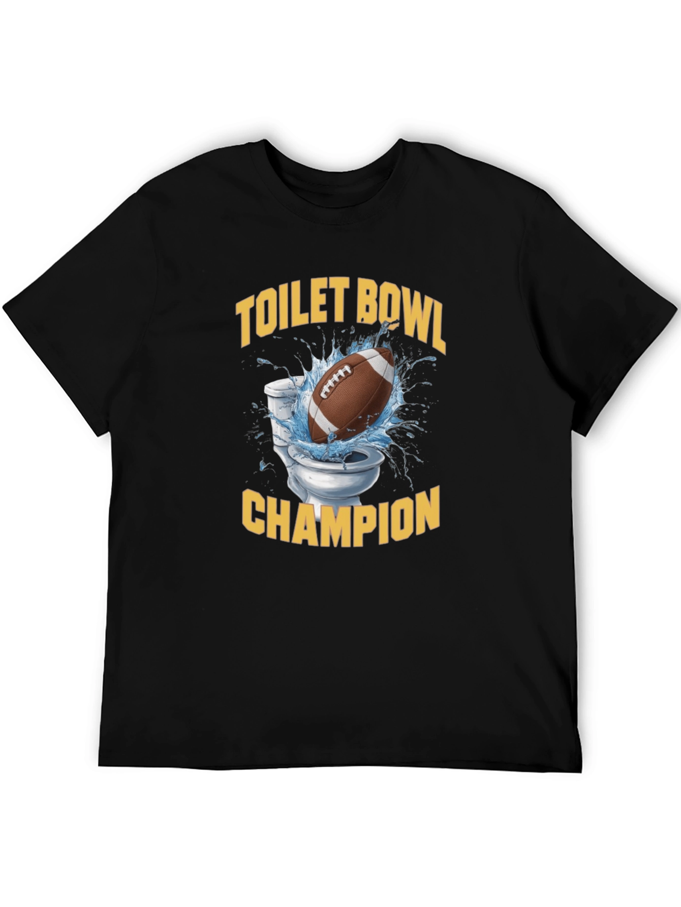 Toilet Bowl Champion T-Shirt - Funny Football Tee