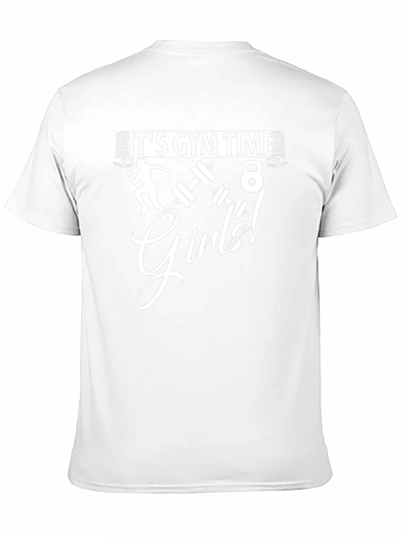 Its Gym Time Girls! Black Graphic T-Shirt