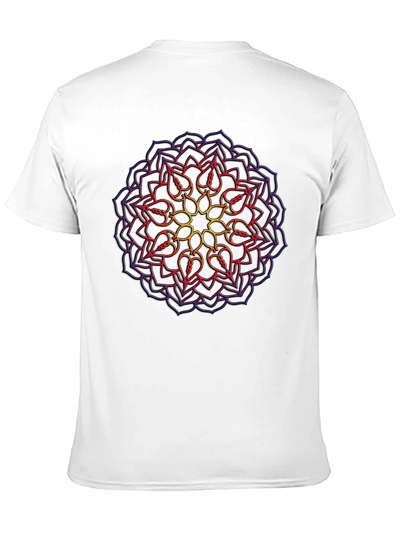 Mandala Graphic Black T-Shirt - Casual Style