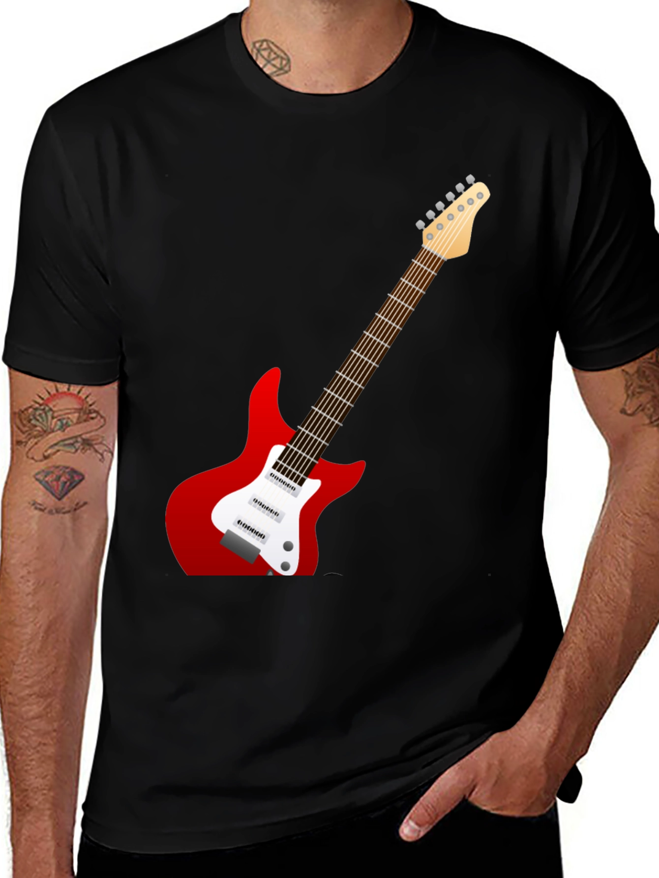 Guitar Graphic Tee - Rock On!