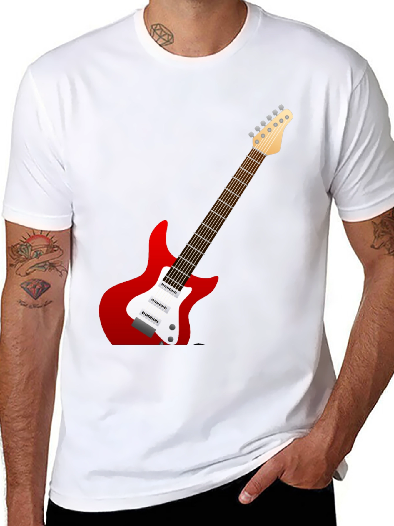 Guitar Graphic Tee - Rock On!