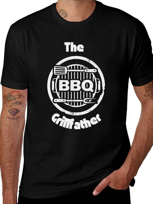 Grillfather BBQ T-Shirt - Funny Dad Grilling Tee