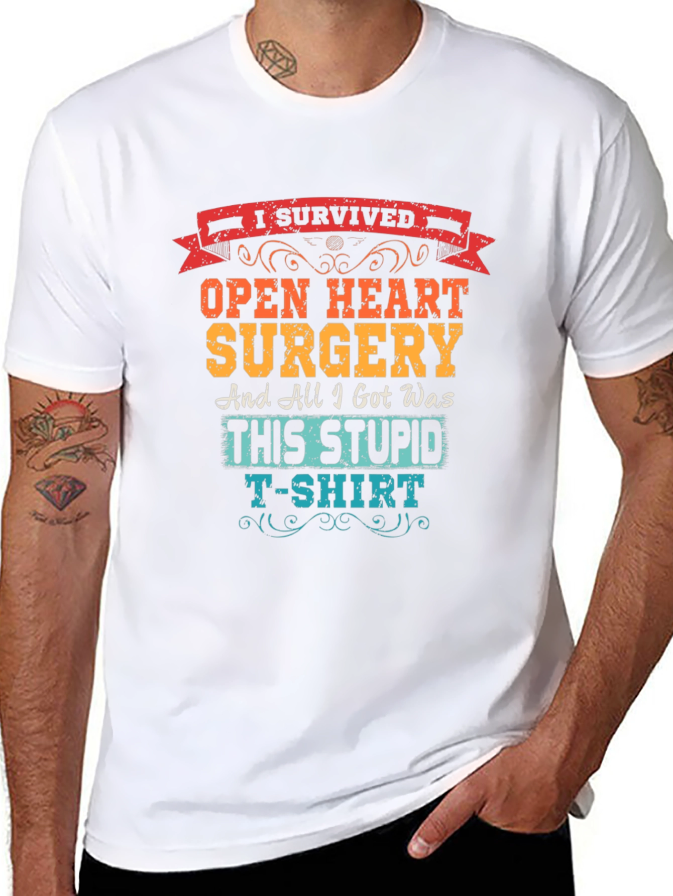 I Survived Open Heart Surgery T-Shirt
