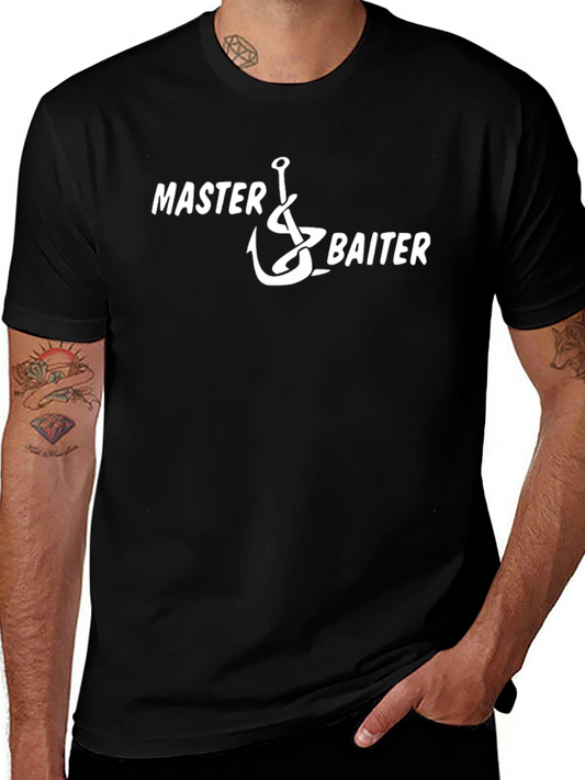 Master Baiter T-Shirt: Fishing Humor Tee