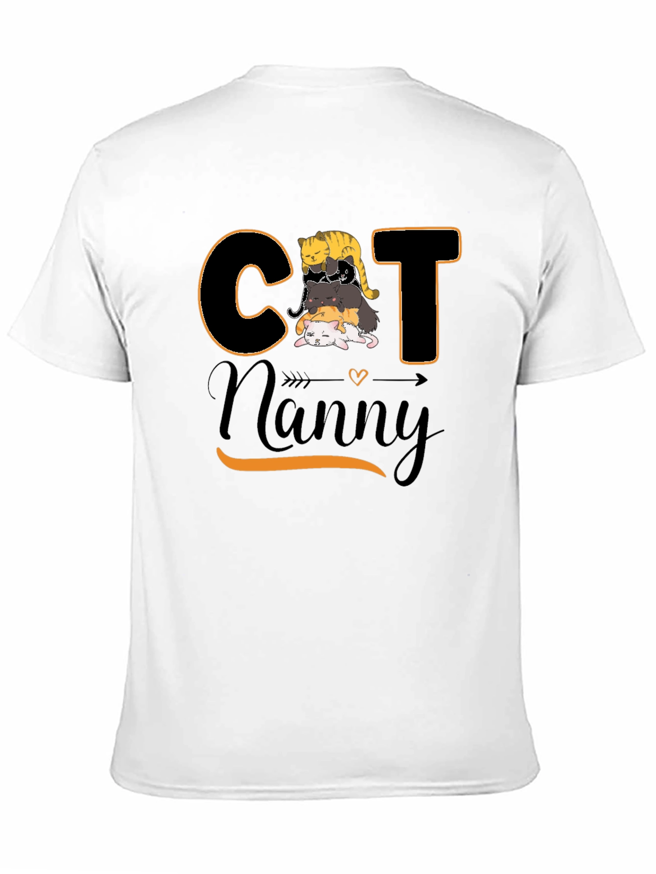 Cat Nanny T-Shirt - Stacked Cats
