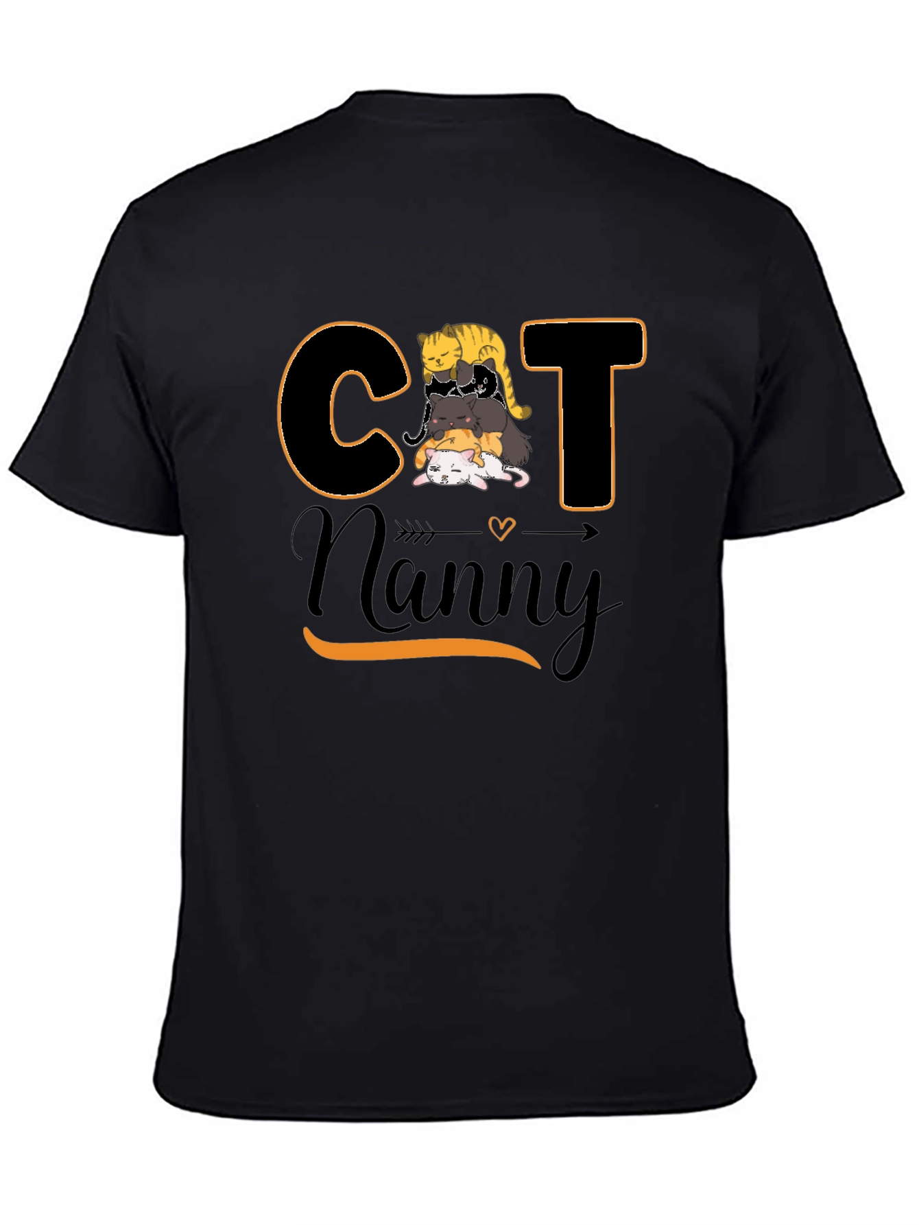 Cat Nanny T-Shirt - Stacked Cats