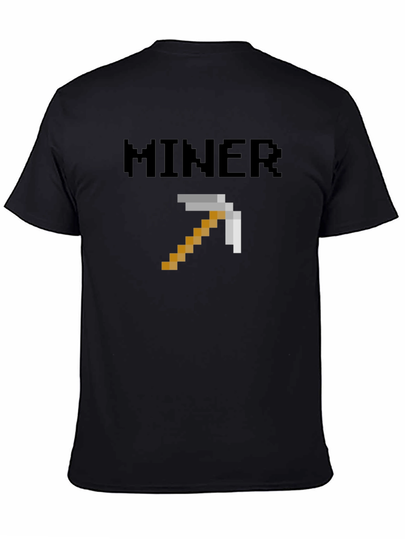 Minecraft Miner Pixel Art T-Shirt