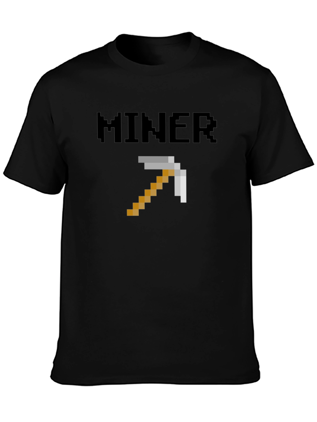 Minecraft Miner Pixel Art T-Shirt