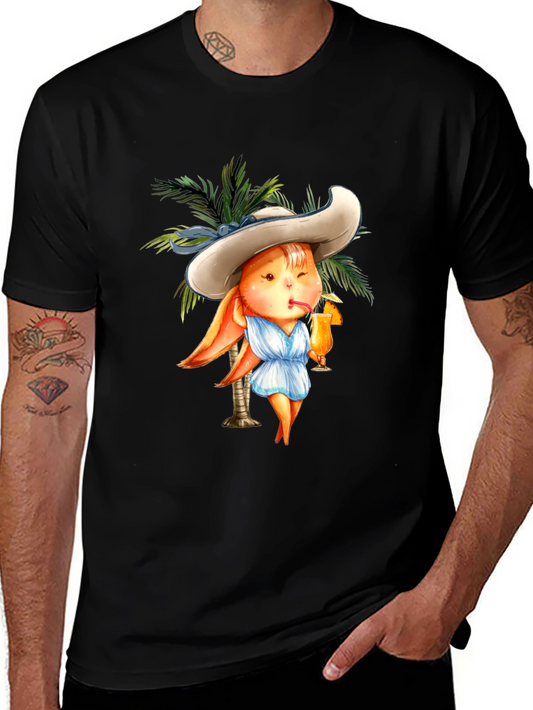 Tropical Bunny T-Shirt - Summer Vacation Vibes