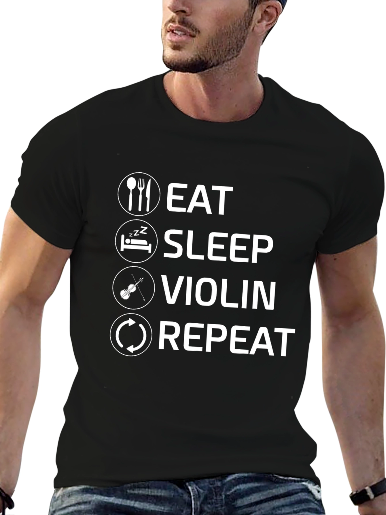 Eat Sleep Violin Repeat T-Shirt