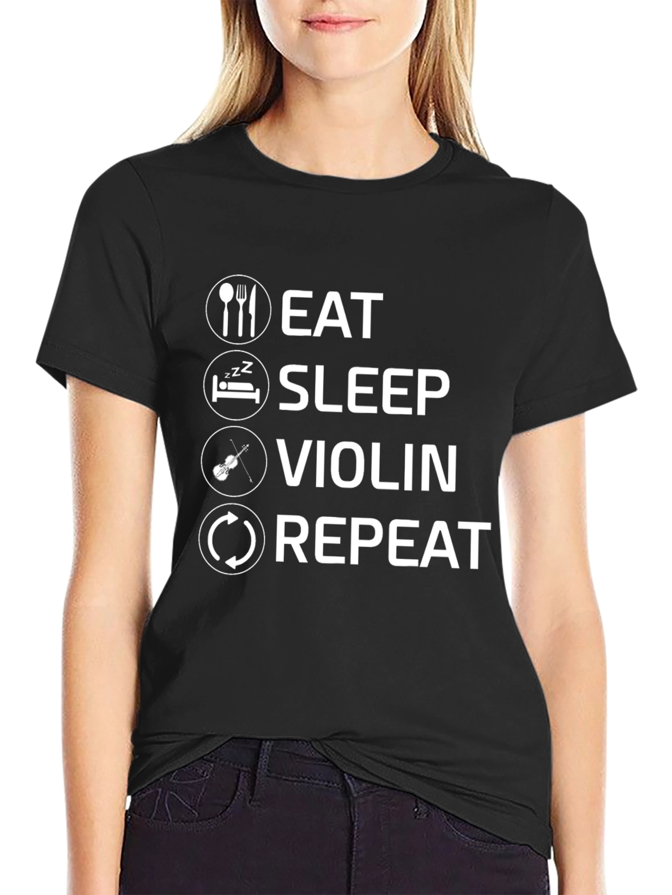 Eat Sleep Violin Repeat T-Shirt