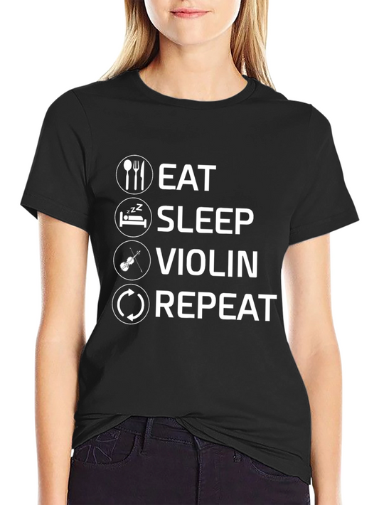 Eat Sleep Violin Repeat T-Shirt